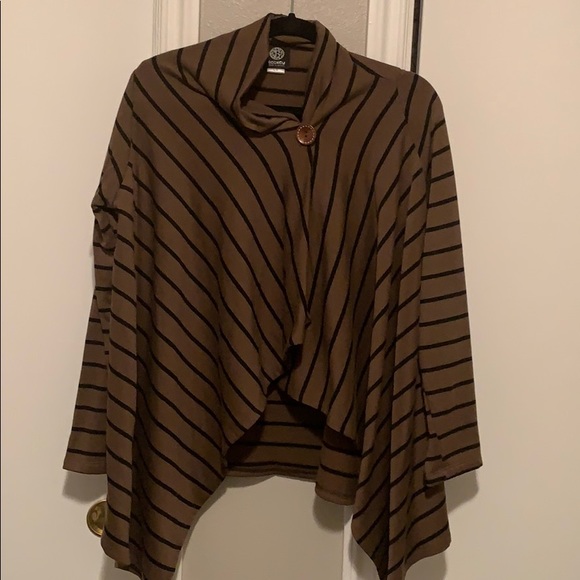 bobeau Sweaters - Draped striped sweater bobeau Sweaters - Draped striped sweater